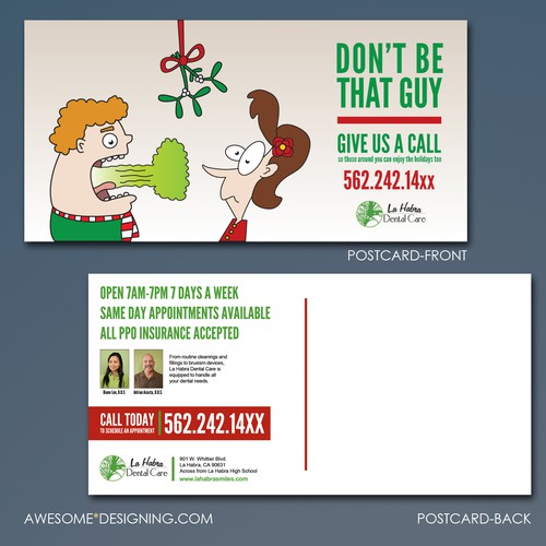 New postcard or flyer wanted for La Habra Dental Care Ontwerp door Awesome Designing