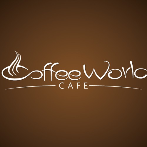 Designs logo for Coffee World Cafe Logo design contest