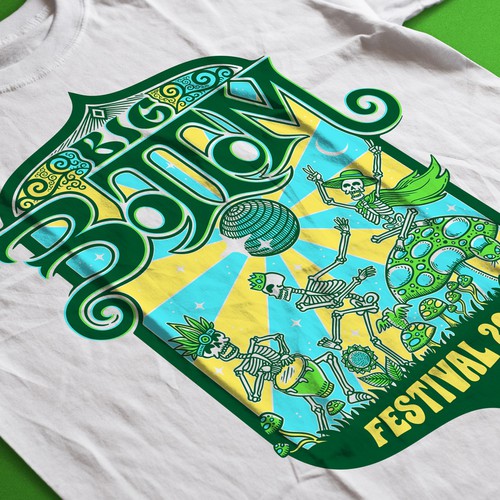 Looking for a Fun and Funky Festival T-shirt Design! Design by Aldo_Buo