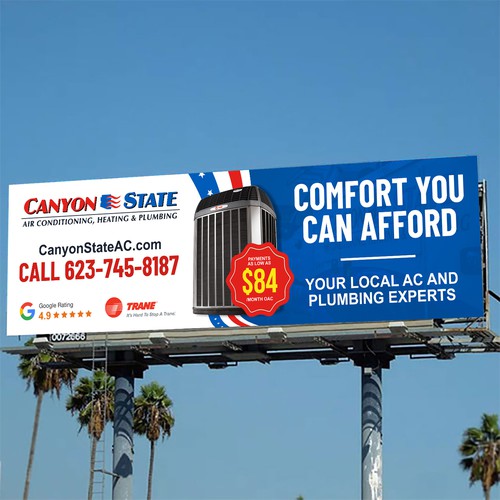 Design An Eye-Catching Billboard For An HVAC Company Design by vsardju