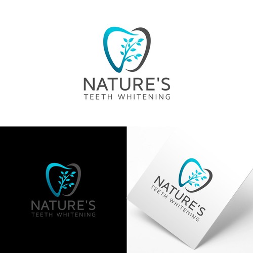 Nature's Teeth Whitening - Needs a Natural Company Logo Design by Web Hub Solution