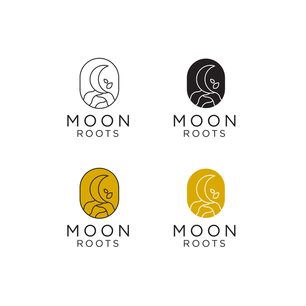 Moon Roots Logo Design