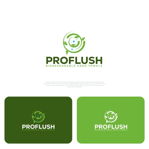 biodegradable flushable hand towels Design by Astart