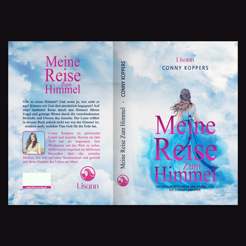 Cover for spiritual book My Journey to Heaven Design by Tayyab Artist