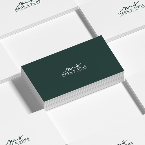 Design di Luxury Meets Ease: Logo & Card Design for Made & Sons di S H A Y