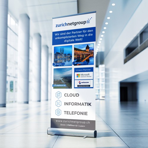 Designs | Rollup Banner Design for young tech company in the smb ...