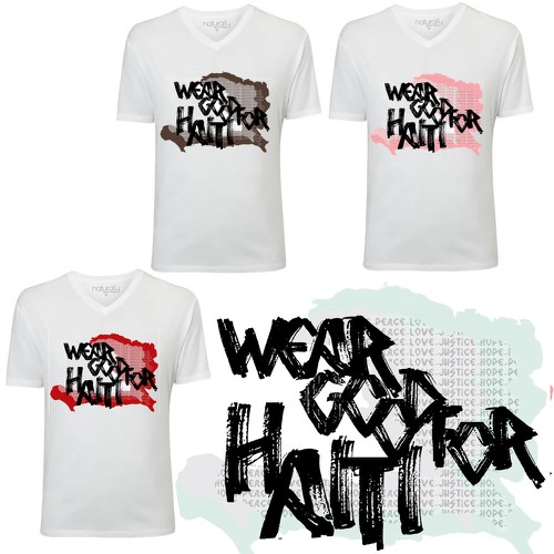 Design di Wear Good for Haiti Tshirt Contest: 4x $300 & Yudu Screenprinter di BethanyDudar