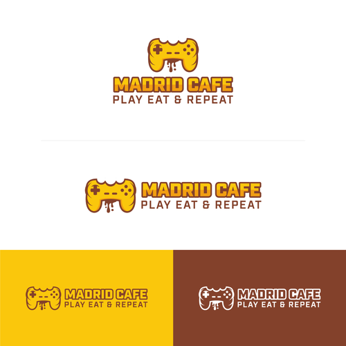 Logo for Madrid Cafe & Games Design by Saad NAOUAL