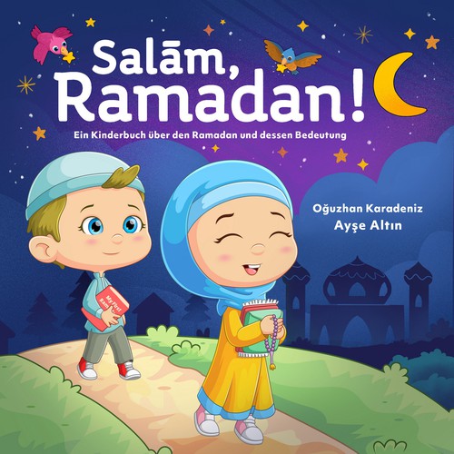 Children´s Book COVER to teach children about Ramadan in a lovely way Design by Khaidirsyafei