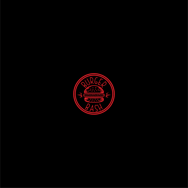 Circle Bold Logo For BurgerBash