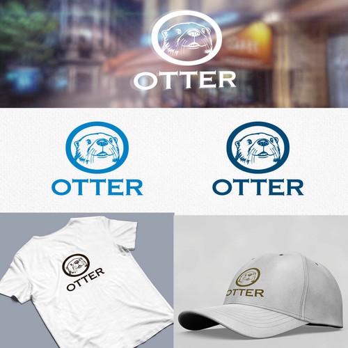 Otter Logo and brand design Design von olimpio