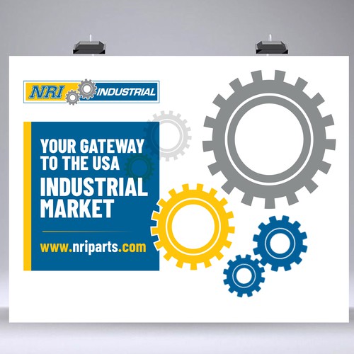 Design a banner for an automation exhibition Design von Sketch Media™