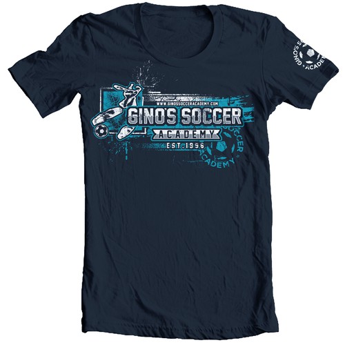 Unique Soccer Camp T-shirt design that kids 4-17 years old want to wear year round Design by G.T NINE