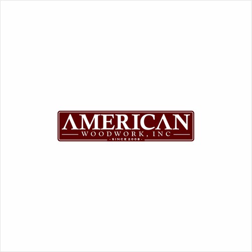 American Woodwork news a new logo Design von Logics Studio