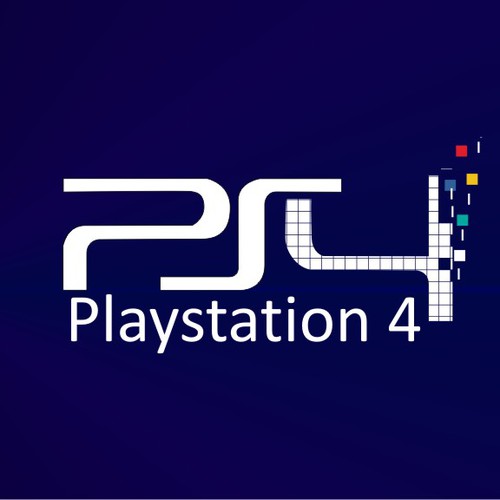 Community Contest: Create the logo for the PlayStation 4. Winner receives $500! Design by Azatdesign