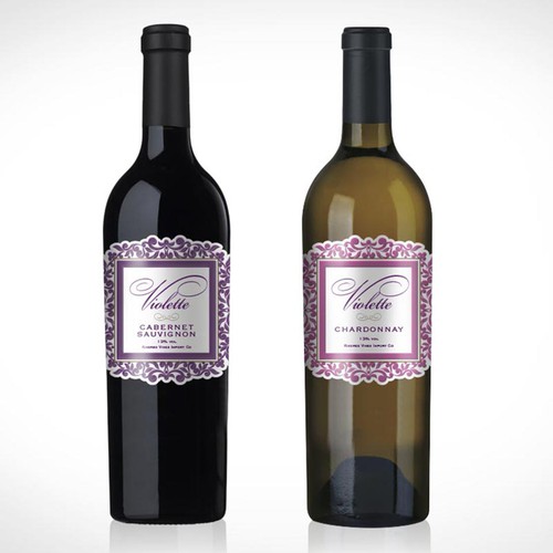 Violette Wine needs a fresh, elegant label | Product label contest