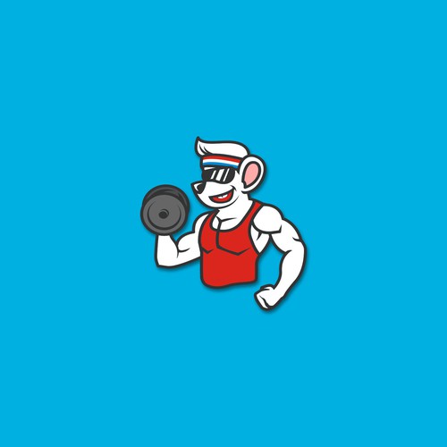 Create a good vibes only logo for a workout challenge app - gym