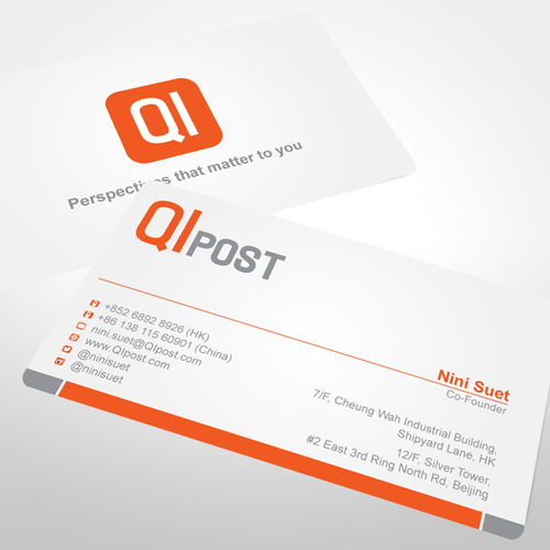 Enjoy high quality content? Media startup needs a biz card! Réalisé par f.inspiration