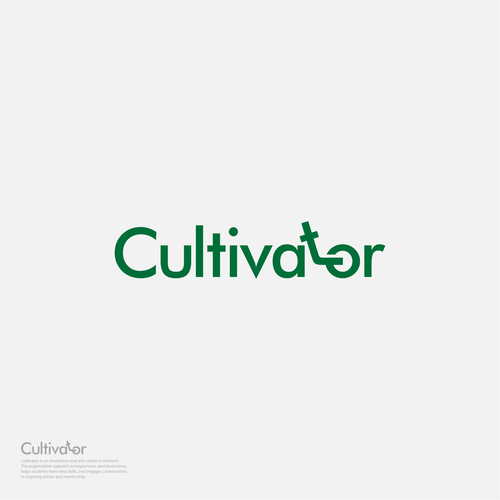 Logo design for Cultivator - a rural innovation organization-ontwerp door boelat