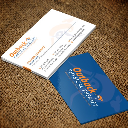 Business card for 2 clinic physical therapy office Design by ™SF_Design™