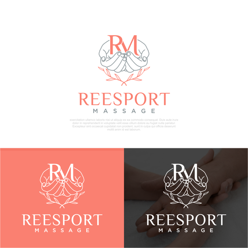 Eye Catching Massage Therapist Logo for Window Sign Design by CHICO_08