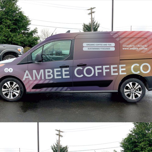 Design an Amazing truck wrap for an Emerging Organic Coffee Company Design by RicardoRS