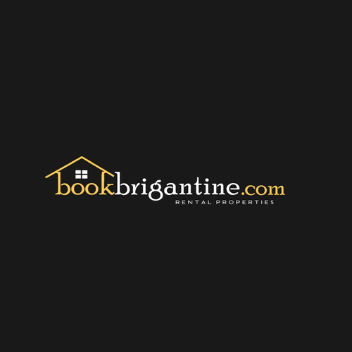 BookBrigantine.com Simple Vacation Rental Logo Design by LogoLab77