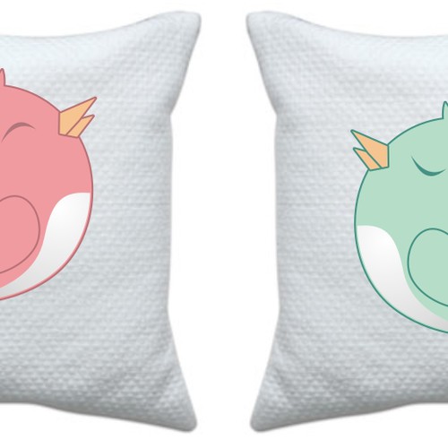 Looking for a creative pillowcase set design "Love Birds" Design por udinugroho