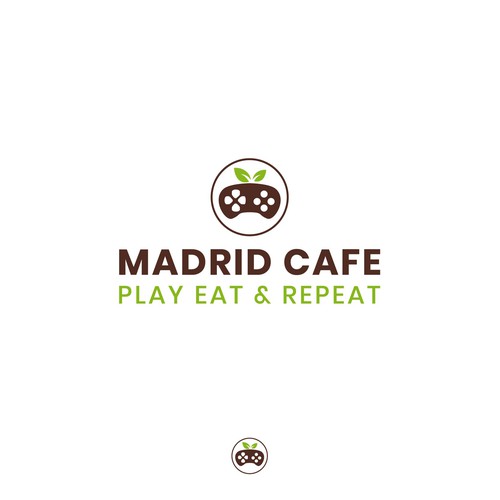 Logo for Madrid Cafe & Games Design by Nerio Designs