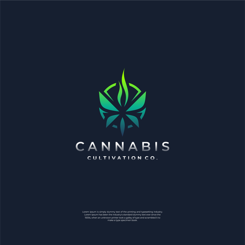 New Cannabis Company looking to stand out with a easy to remember fun logo. Design by TsabitQeis™