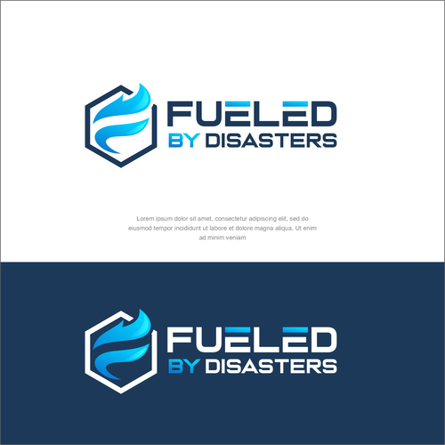 Logo for social media presence in disaster restoration market Design by Elesense