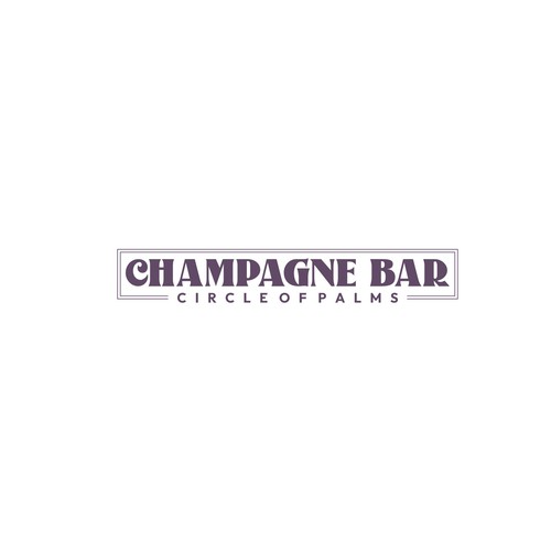 Luxury and modern Champagne Bar logo Design réalisé par Dee29ers