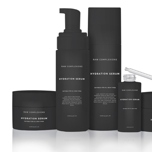 Luxe cosmetic skincare packaging design, Product packaging contest