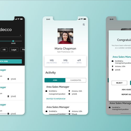 Mobile recruiting app for hiring teams