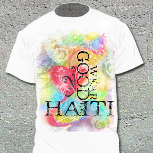 Wear Good for Haiti Tshirt Contest: 4x $300 & Yudu Screenprinter Diseño de Deb.Voigt