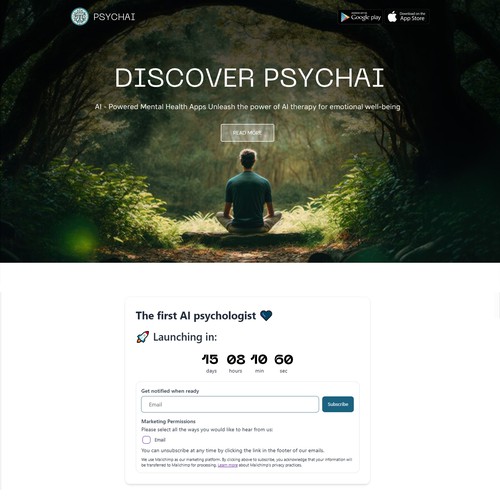 Landing page design contest entry by Star Light Marketing
