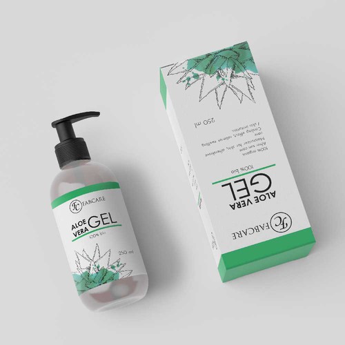 Label Design for Aloe Vera Lotion Design by DariiaDmitrievaa