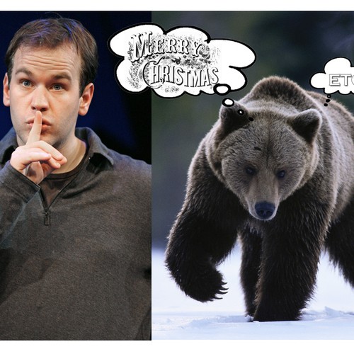 Mike Birbiglia’s “Sleepwalking Through Christmas” Card Design réalisé par Wendolene