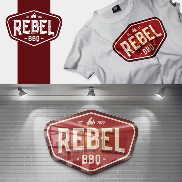 Design by rayenz23 titled "REBEL BBQ"