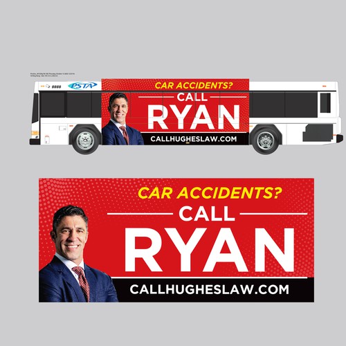 Bus Ad for Lawyer - Need diff styles Design by Sketch Media™