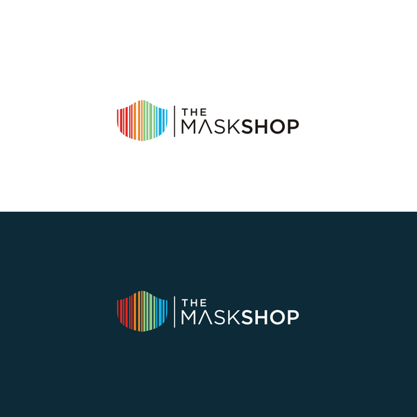 Logo concept for The maskshop