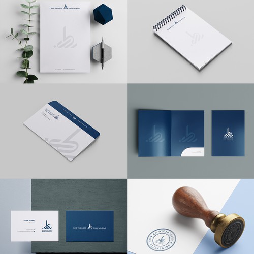 Design a Full Stationery Set, Business Card, and Stamp with a Unified Identity Design by Hasanssin