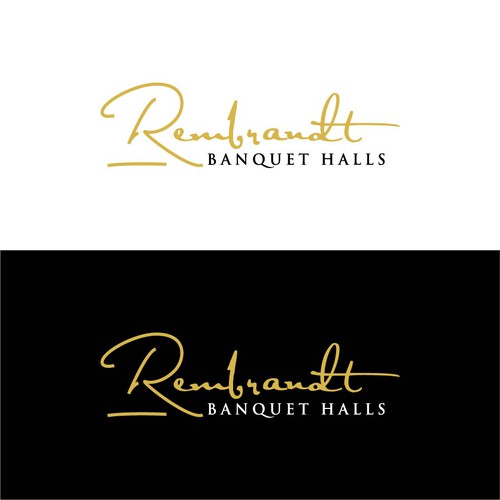 Visually appealing modern logo/font face for our contemporary industrial banquet hall Design by Zain Designer