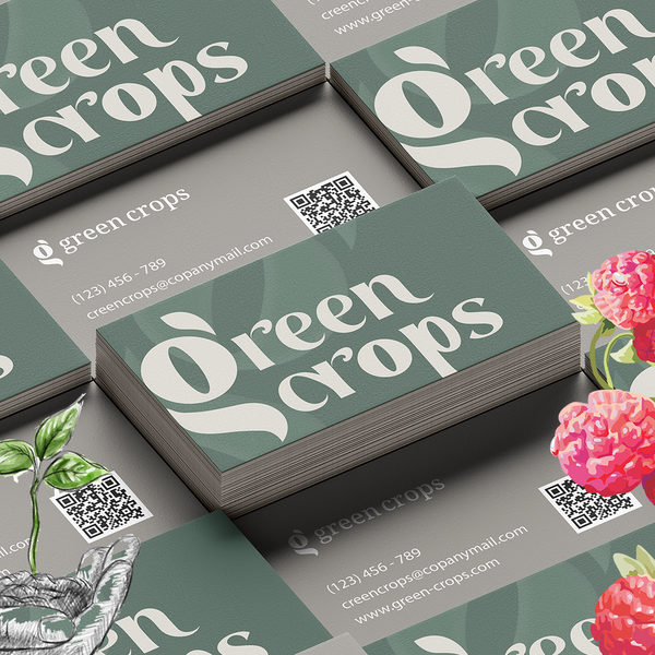 Business card for agriculture company