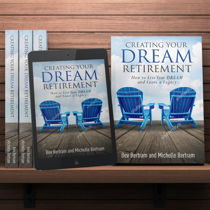 Create stunning book cover about retirement (no boring designers
