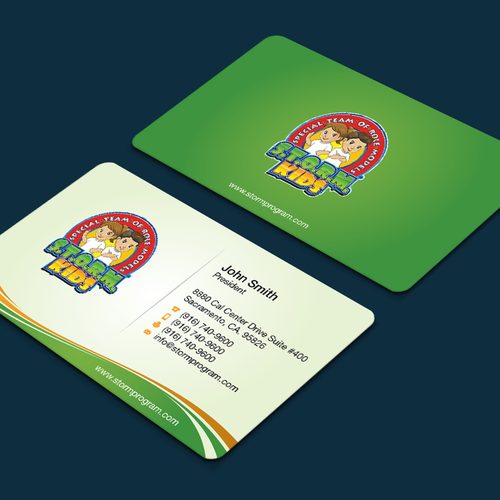 S.T.O.R.M. Program Business Card Design by FishingArtz