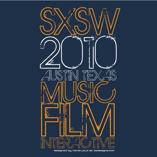 Design Official T-shirt for SXSW 2010  デザイン by jasonh285