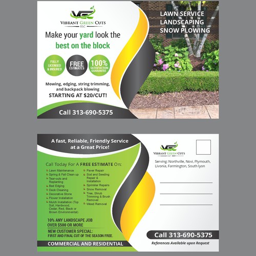 Lawn and Landscape Advertisement Design by Dzine Solution