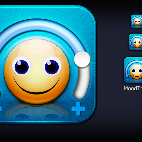 MoodTrack needs a new icon or button design デザイン by ...mcgb