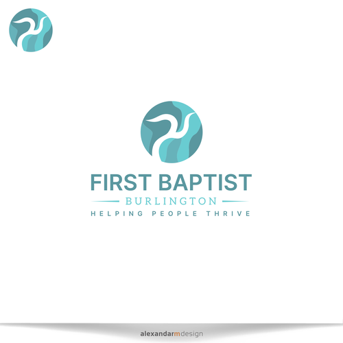 Logo for our church showcasing our mission and uniting the old and new Design by alexandarm